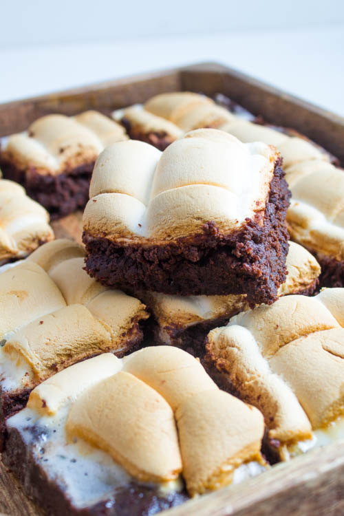 Kaffee Marshmallow Brownies Törtchen Made in Berlin