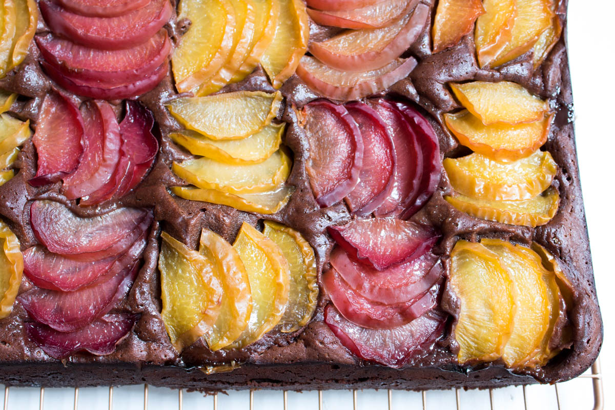 Rezept Brownies mit Pflaumen Törtchen Made in Berlin